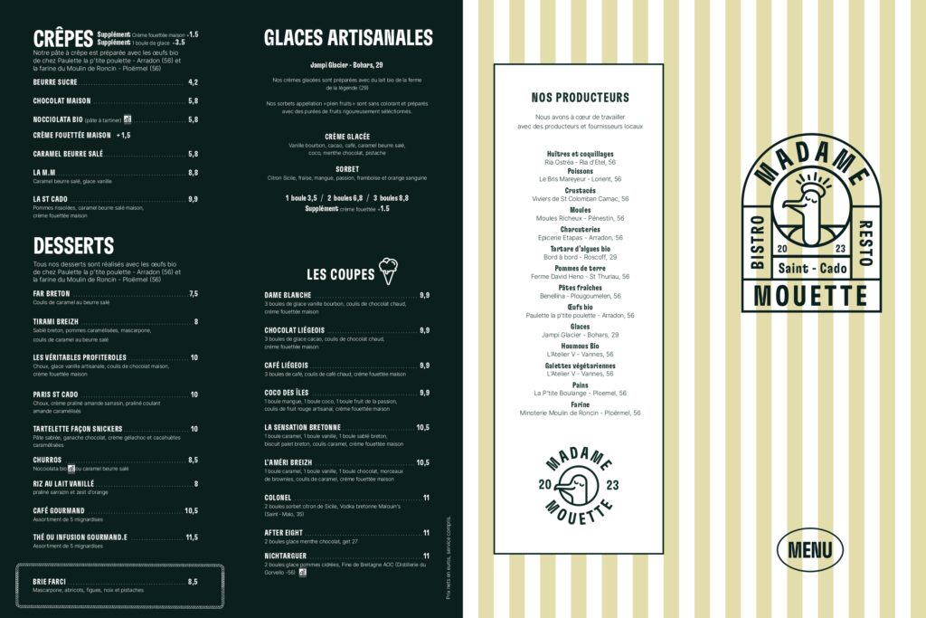 madame mouette st cado menu